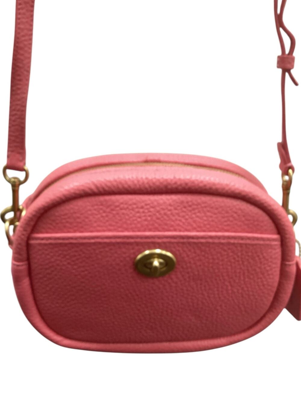 NWT Coach Purse Women’s One Size “Watermelon” Soft Pebbled Leather Dust Bag Pink
